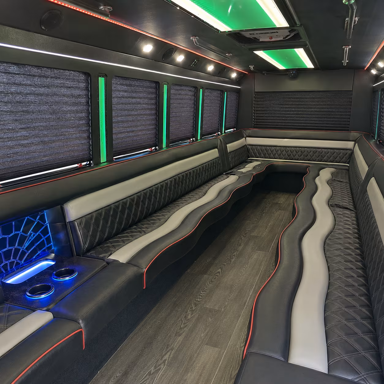 across orange california party bus rental