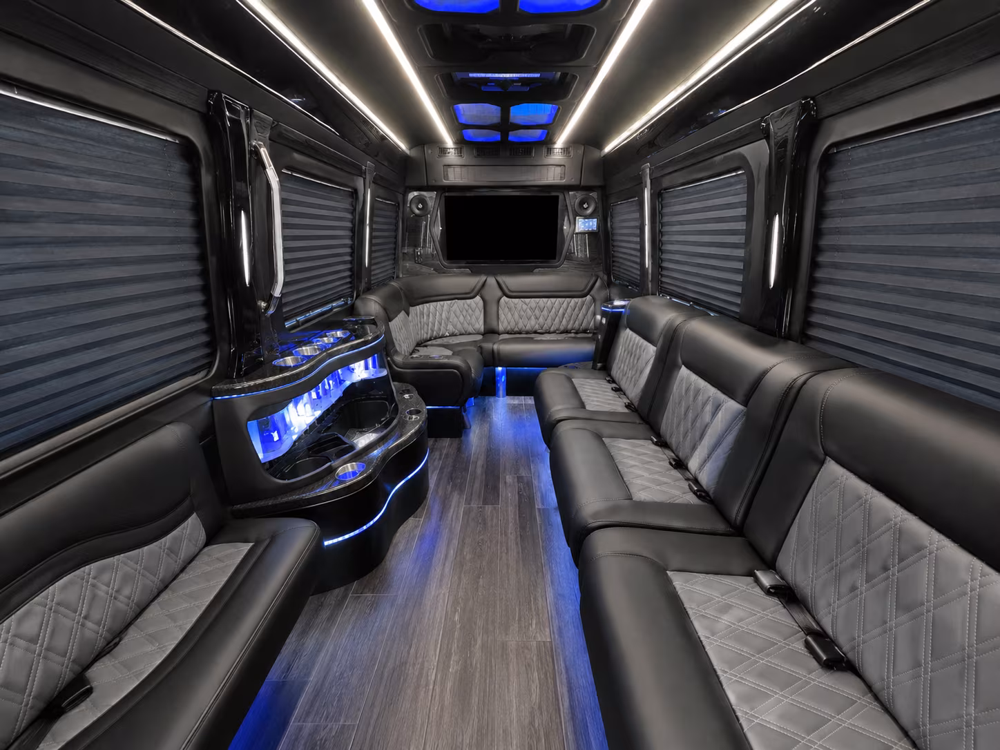 orange 28 passenger party bus