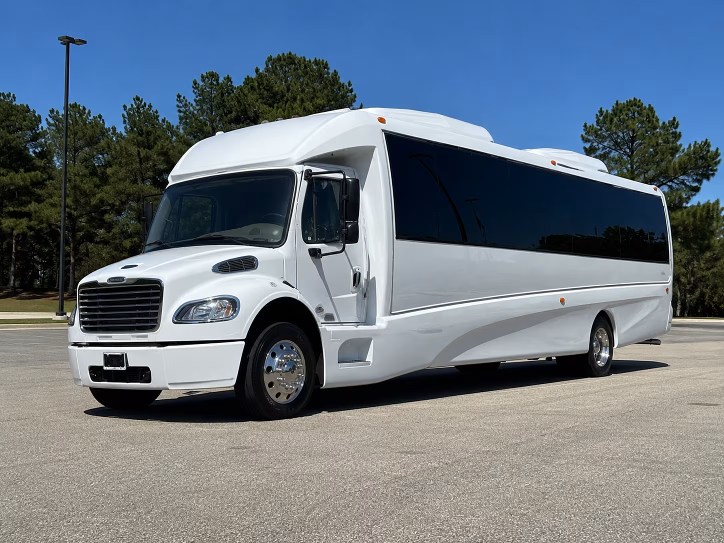 orange concert party bus rental