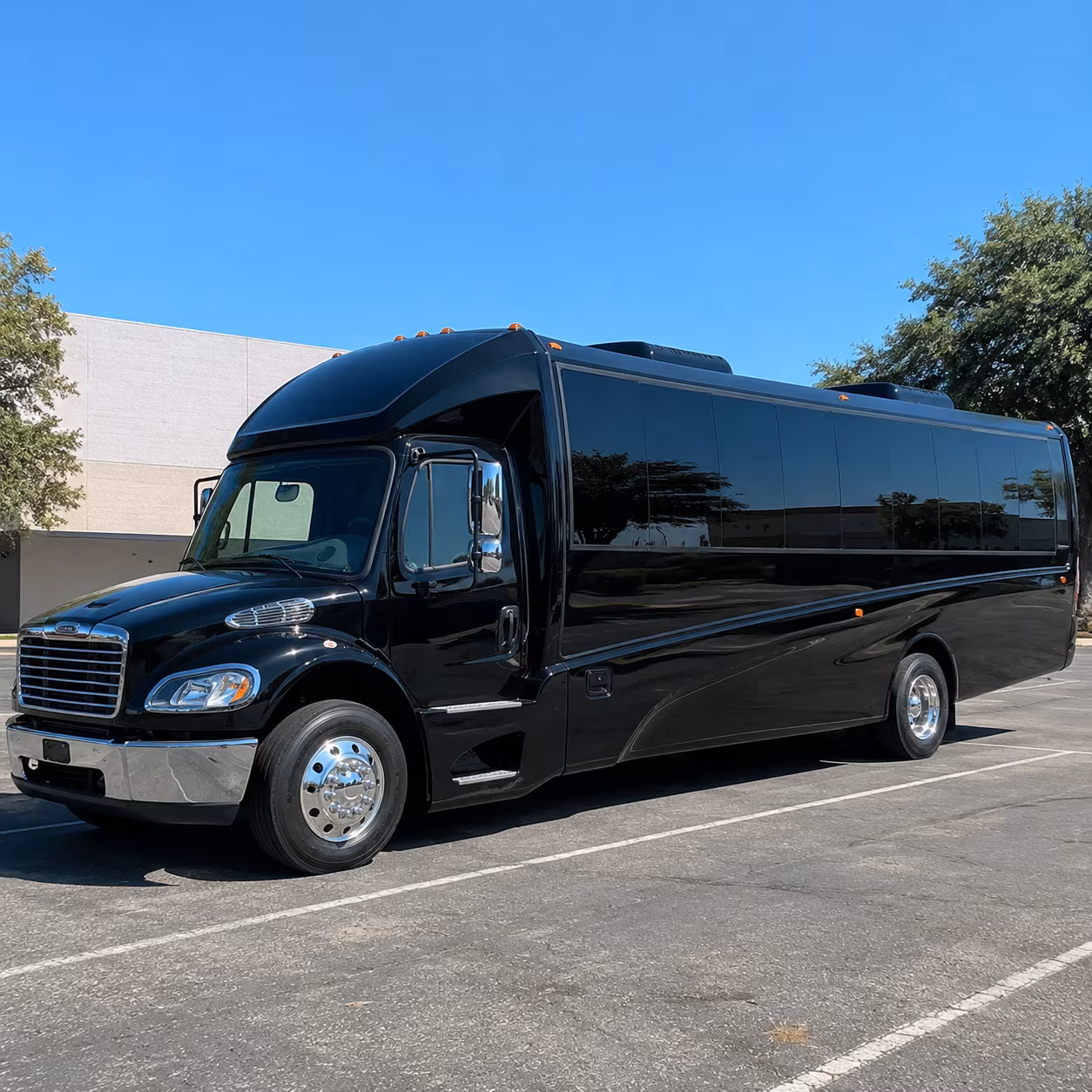 orange private event transportation onboard seating
