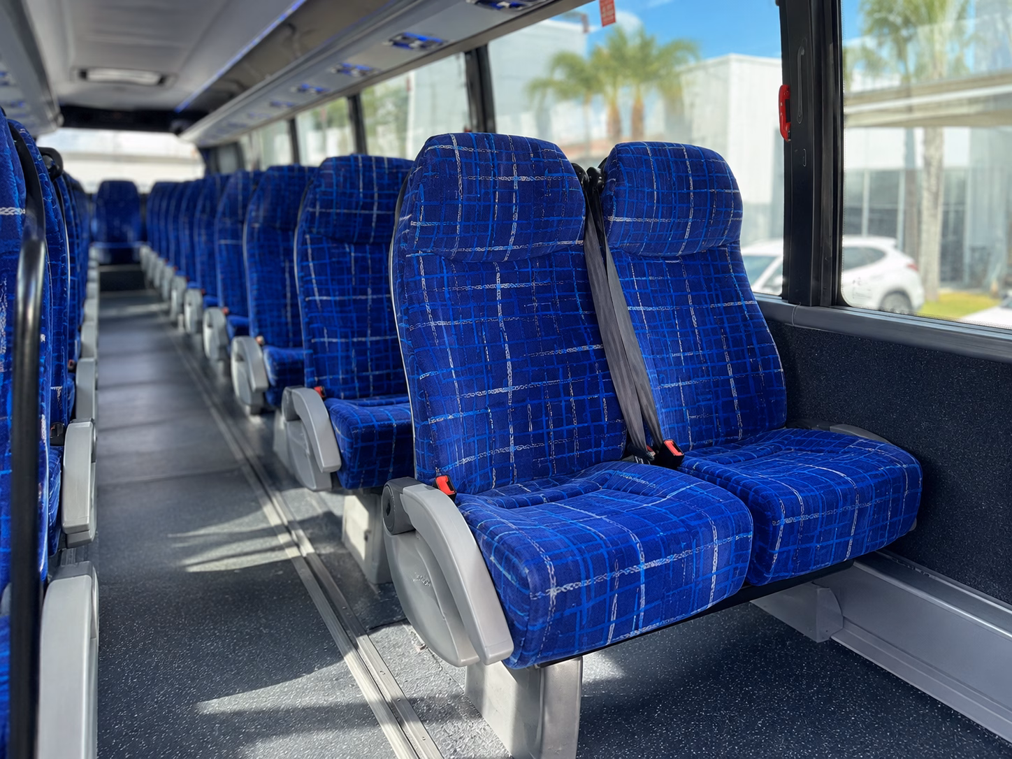 orange religious group transportation onboard seating