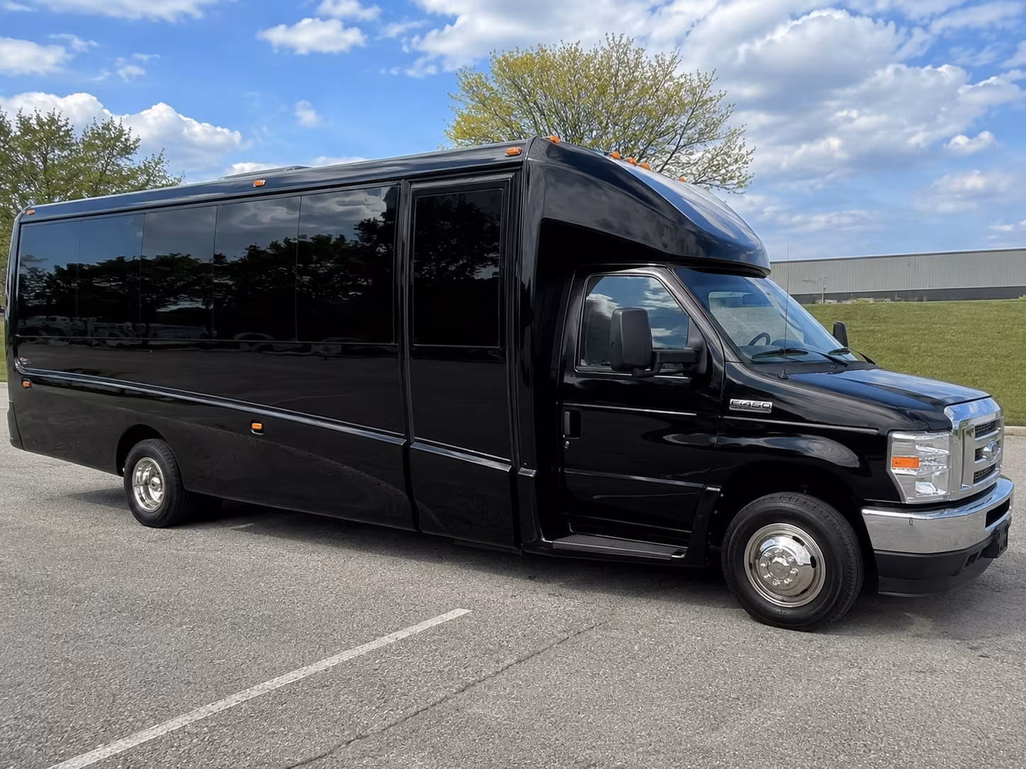 party buses for prom night in orange make the ride part of the celebration
