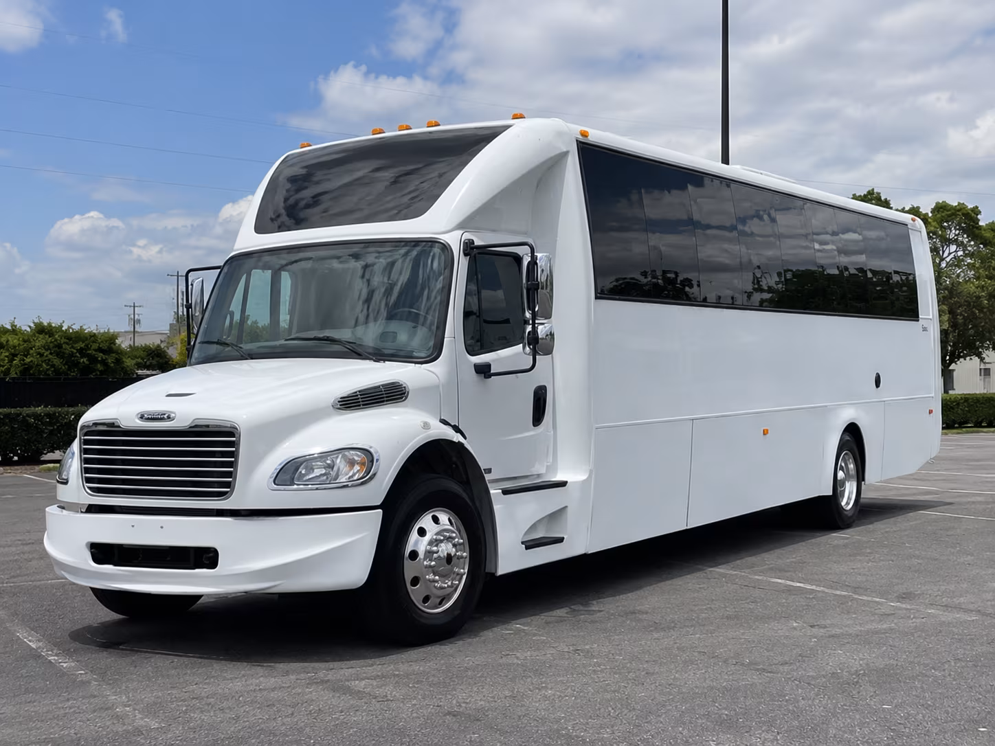 ready to shuttle your bridal party in style party buses are available for orange weddings