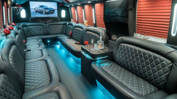 party bus rental inside fullerton