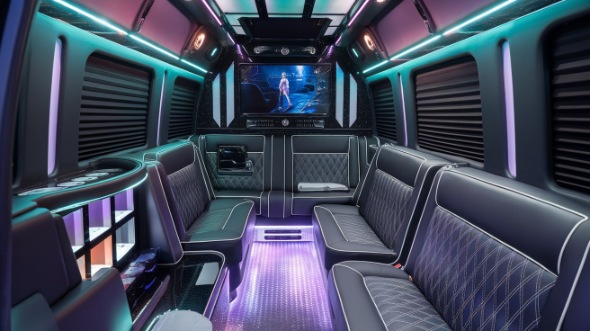 sprinter limo rental inside fullerton